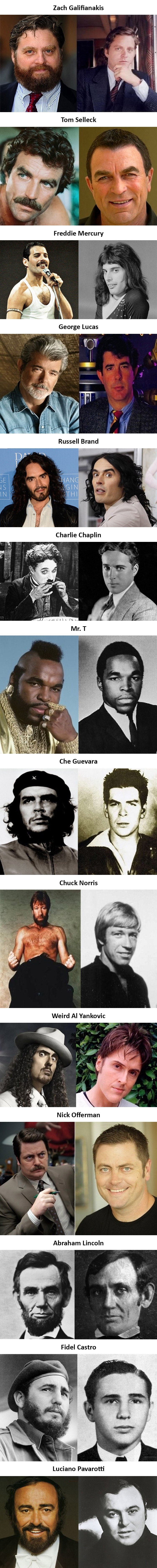 Ovih 15 poznatih muškaraca su bez brkova i brade skoro neprepoznatljivi