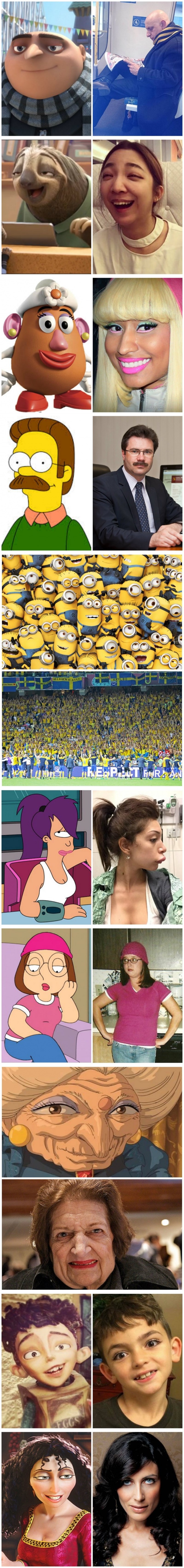 Likovi iz crtića su među nama!