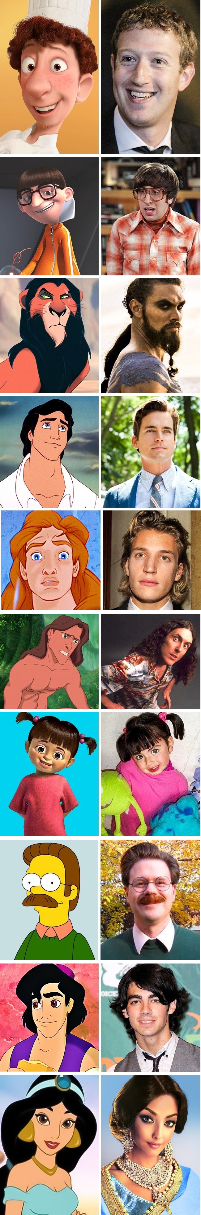 Ovi ljudi nevjerojatno sliče likovima iz animiranih filmova