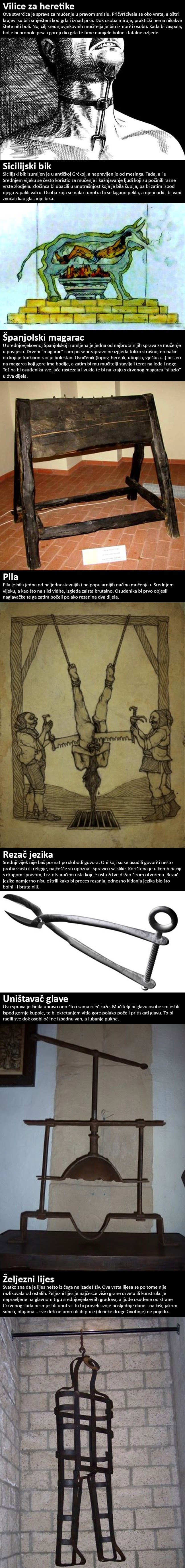 Kada pročitate kako su funkcionirale ove sprave za mučenje, bit ćete sretni što niste rođeni u Srednjem vijeku!