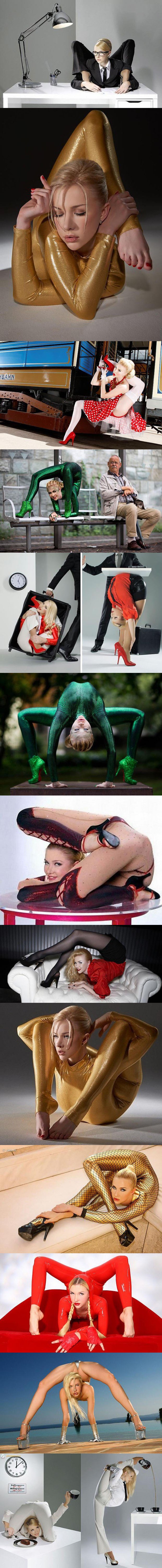 Žena od gume: 13 nevjerojatnih poza!