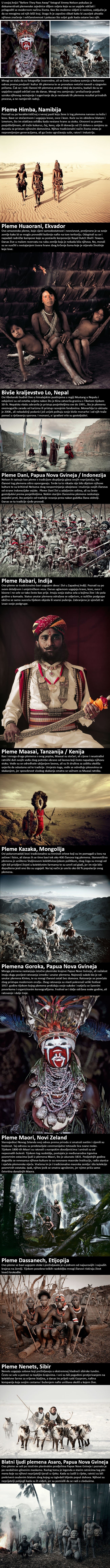 GALERIJA: 12 moćnih slika zadnjih živućih plemena na svijetu