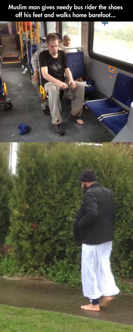 Beskućniku iz busa poklonio cipele s nogu i otišao kući bos