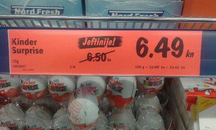 NAVALI, NARODE! Suludi popust od čak 1 lipe, bogati smo!