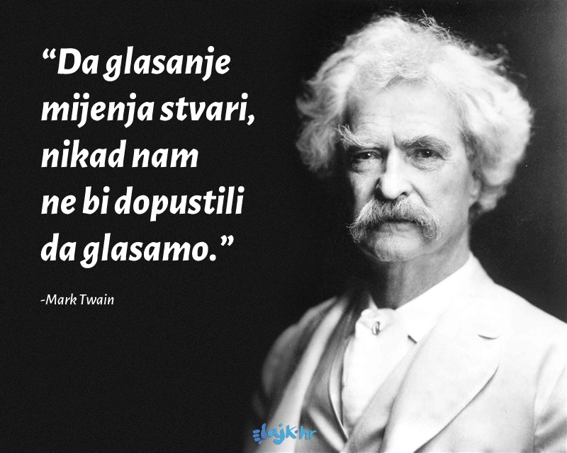 Mislite da glasanje pali?