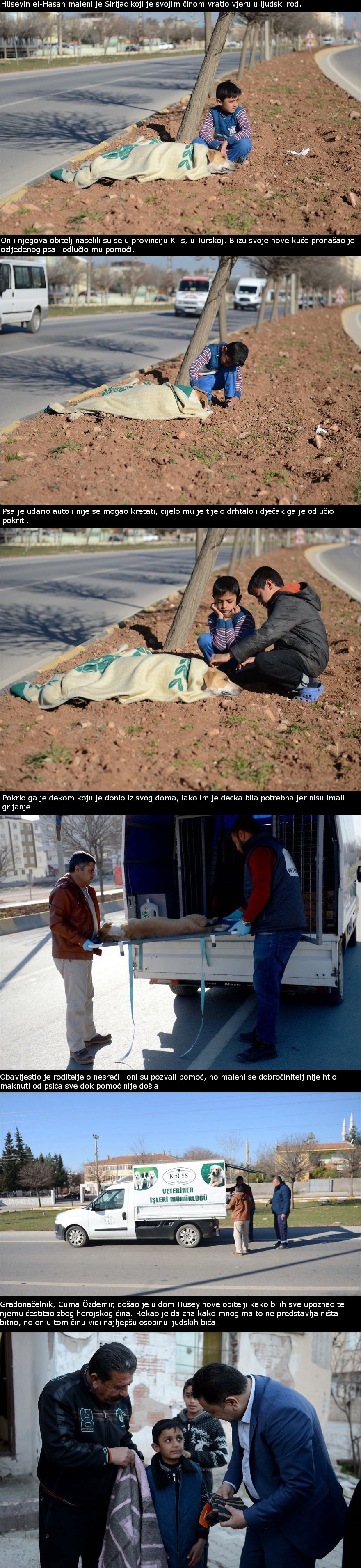 Maleni Sirijac napravio je dobro djelo i o tome priča cijeli svijet