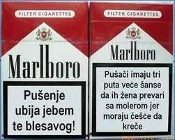 Pušenje ubija, jebem te blesavog!