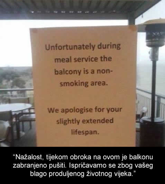Trolanje gostiju u engleskom restoranu