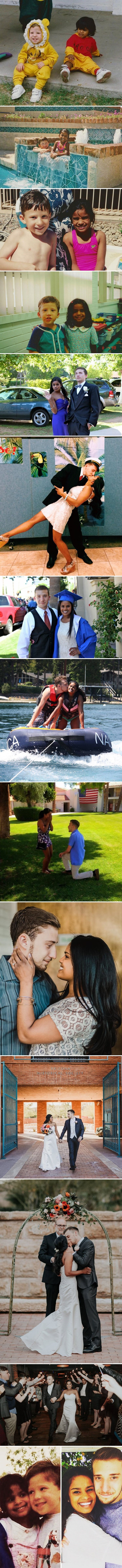 Još u vrtiću joj je rekao da će je jednog dana vjenčati, nakon 20 godina je ispunio svoje obećanje