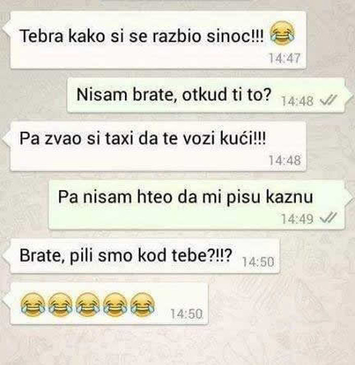 Nije party ako ne nastane katastrofa