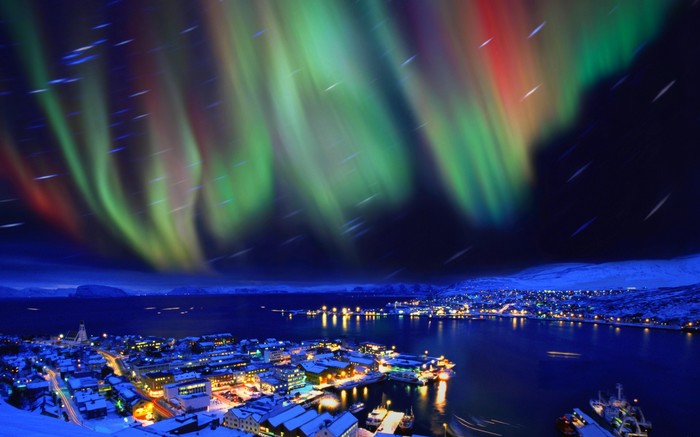 Nevjerojatna polarna svjetla iznad Norveške