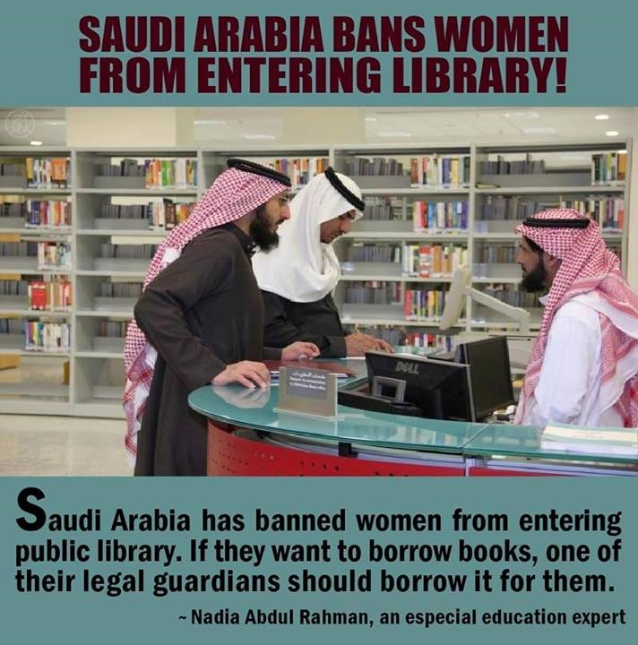 Saudijska Arabija zabranila ženama ulazak u knjižnice