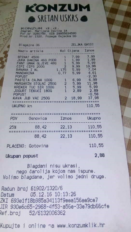 KOJA BRUKA: Konzum kupcima umjesto Božića čestitao Uskrs!