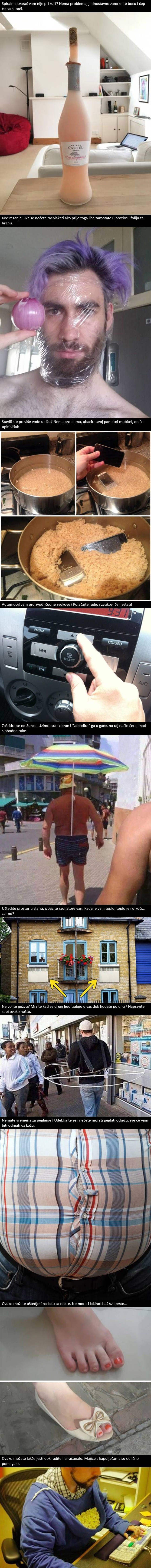 Ovi smiješni savjeti vam vjerojatno neće pomoći, ali morate priznati da su genijalni!