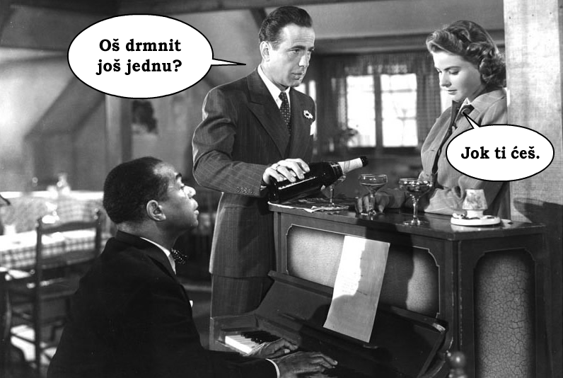 Da je "Casablanca" snimana u Hrvatskoj