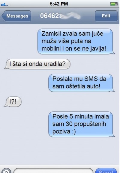 TRIK SAVJET: Kako natjerati muža da odgovori na poziv!