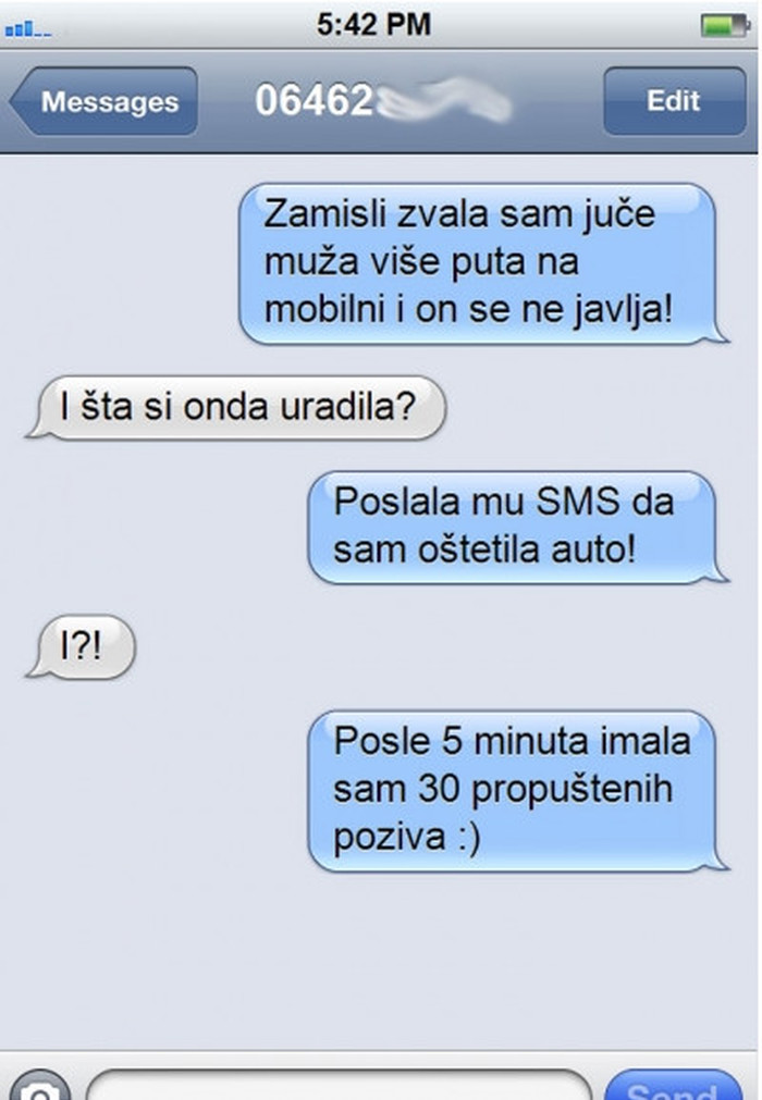 TRIK SAVJET: Kako natjerati muža da odgovori na poziv!