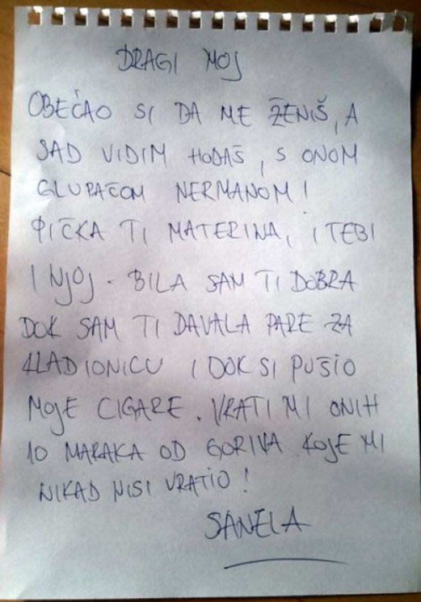 Njeno posljednje pismo bivšem dečku postalo je hit na Facebooku, evo što mu je poručila!