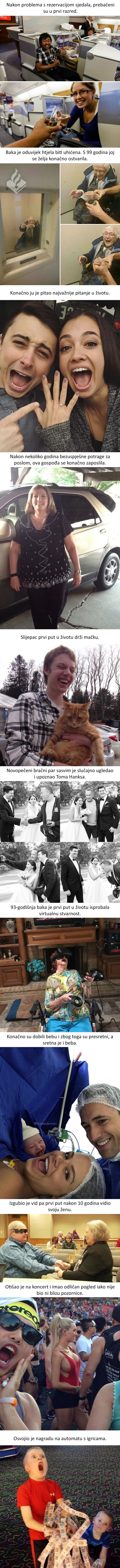 Ovi ljudi su imali dobar razlog za osmijeh, bili su im ovo jedni od najsretnijih dana u životu