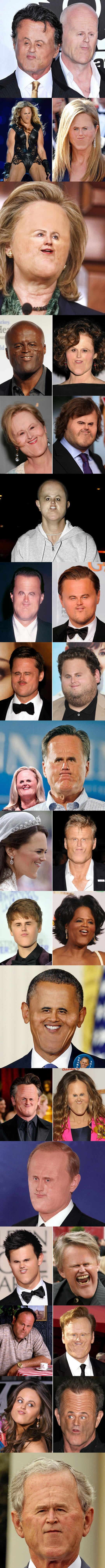 Poznati i slavni sa sitnim facicama