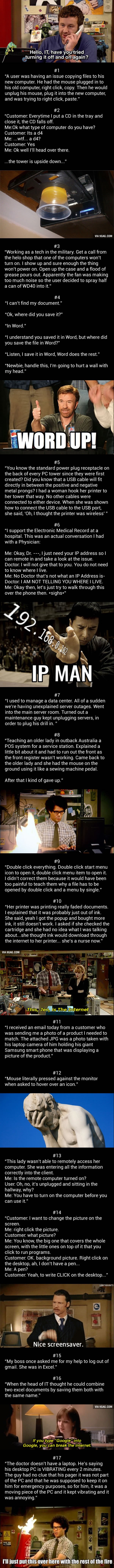 Najgori užasi koje su informatički tehničari čuli od korisnika