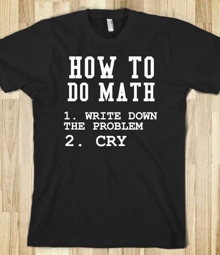 Jedini način za borbu s matematikom