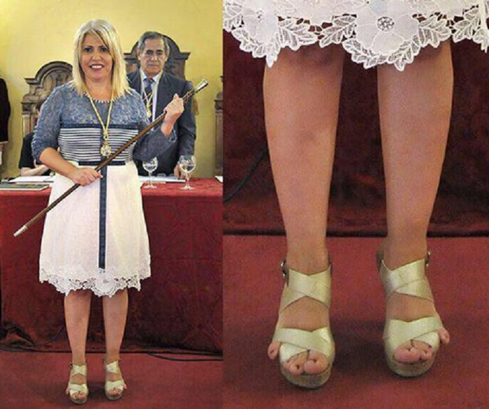 Fensi mali prst španjolske gradonačelnice pobjegao od kuće