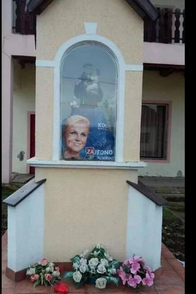 Kolinda ugurana čak i svecu pod nos!