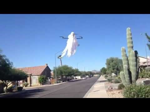 VIDEO: Od drona napravio duha za plašenje djece na "Noć vještica"