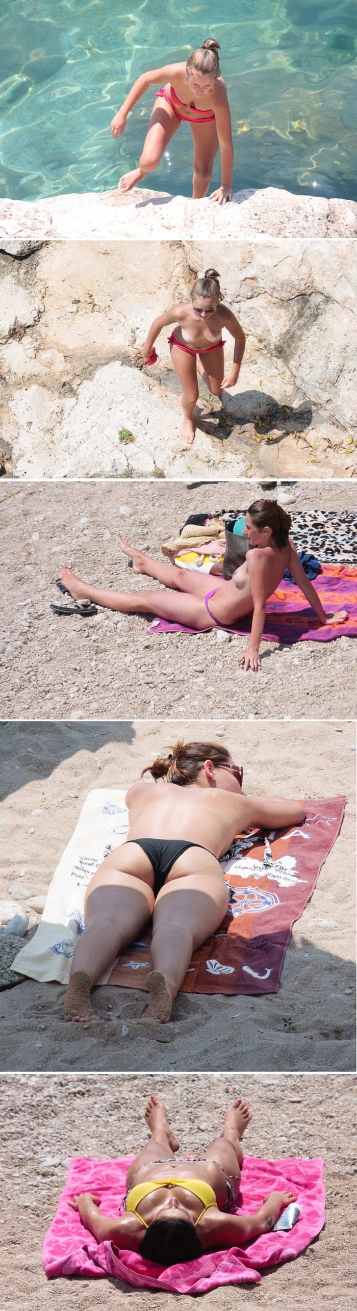 Kupačice uživale na dubrovačkoj plaži Banje