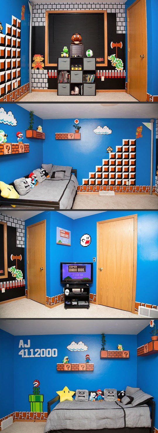 Njihova je kćer htjela imati sobu u stilu Super Maria i oni su joj ispunili želju