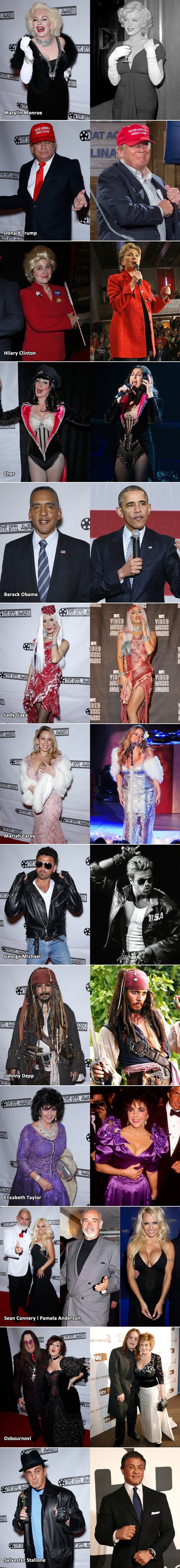 TOP 13 najjadnijih pokušaja oponašanja celebrityja ikad viđenih