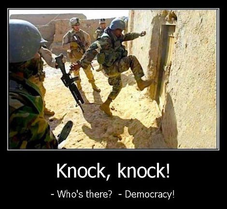 "Dobar dan, došli smo vas osloboditi okupacijom"