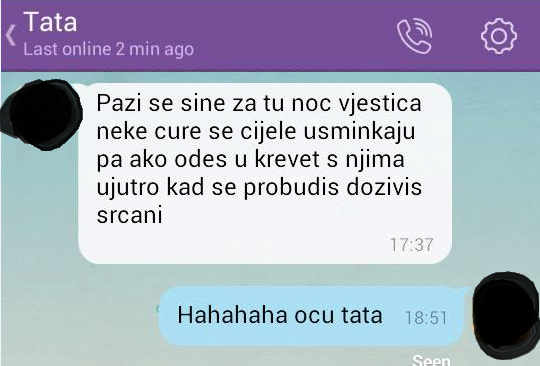 Tata mu je dao najbolji mogući savjet za noć vještica, objasnio mu je na što mora paziti!
