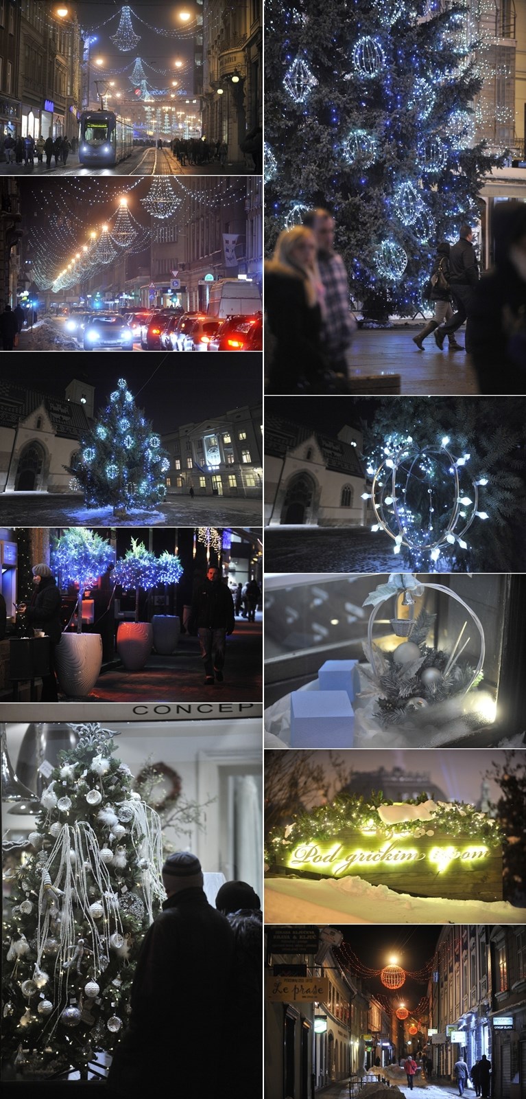 Blagdanski ugođaj u Zagrebu