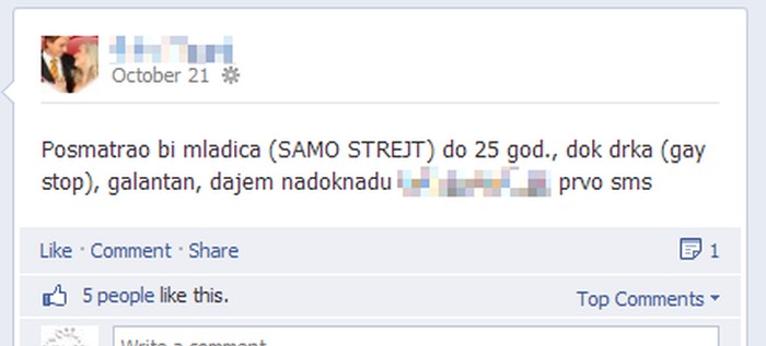 Gledao bi isključivo hetero mladiće - gay STOP!