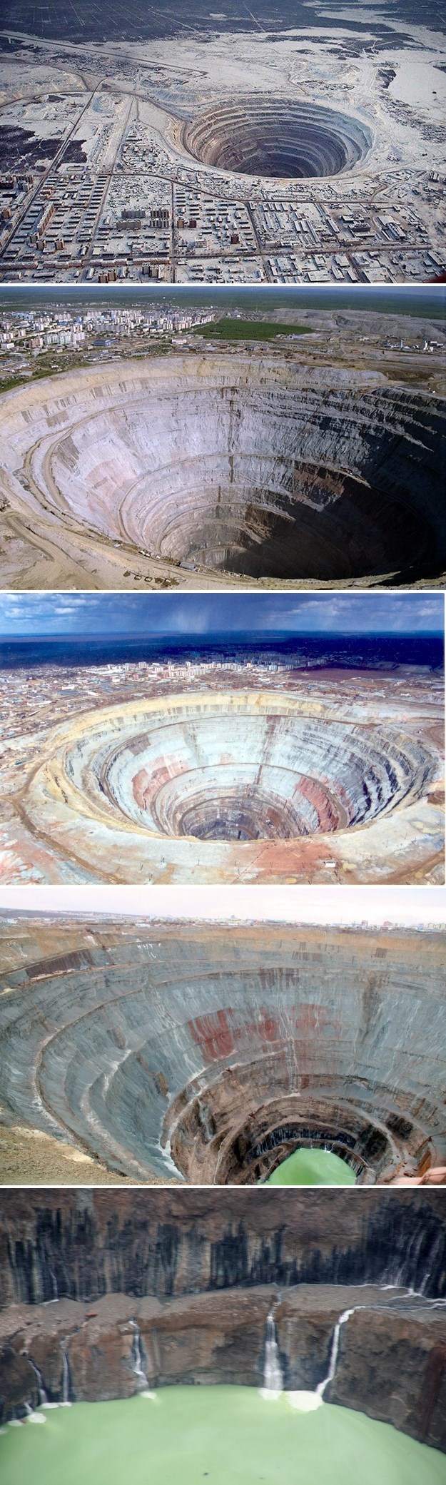 Rudnik Mir: Rupčaga duboka 525 metara