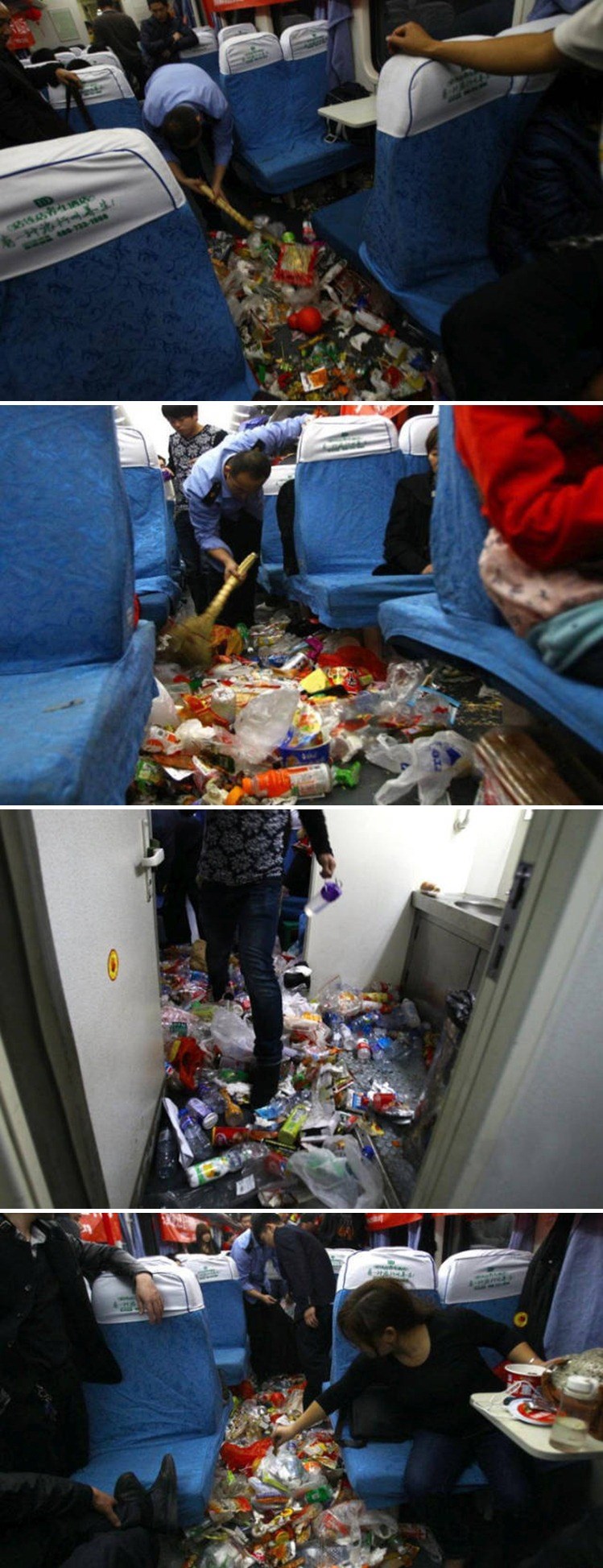 Pogledajte kako izgleda unutrašnjost kineskog vlaka kada izađu svi putnici