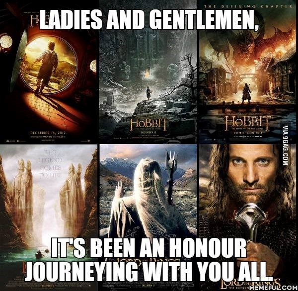 Trilogije gotove - zbogom Međuzemlje