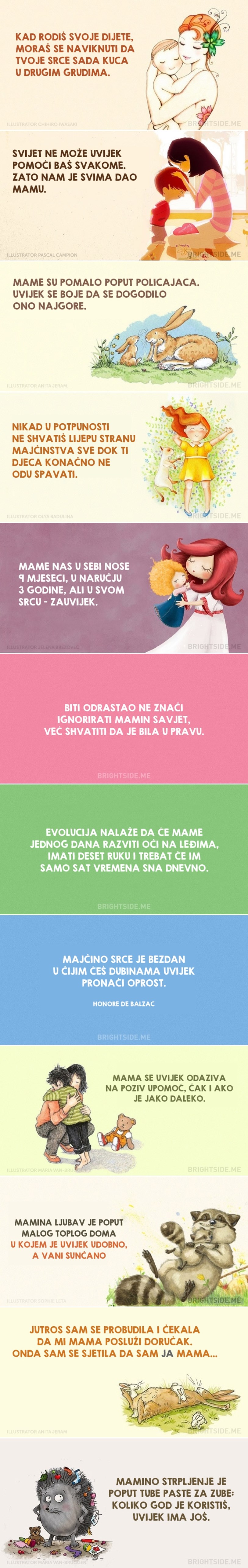 TOP 12 predivno nježnih razglednica posvećenih našim mamama