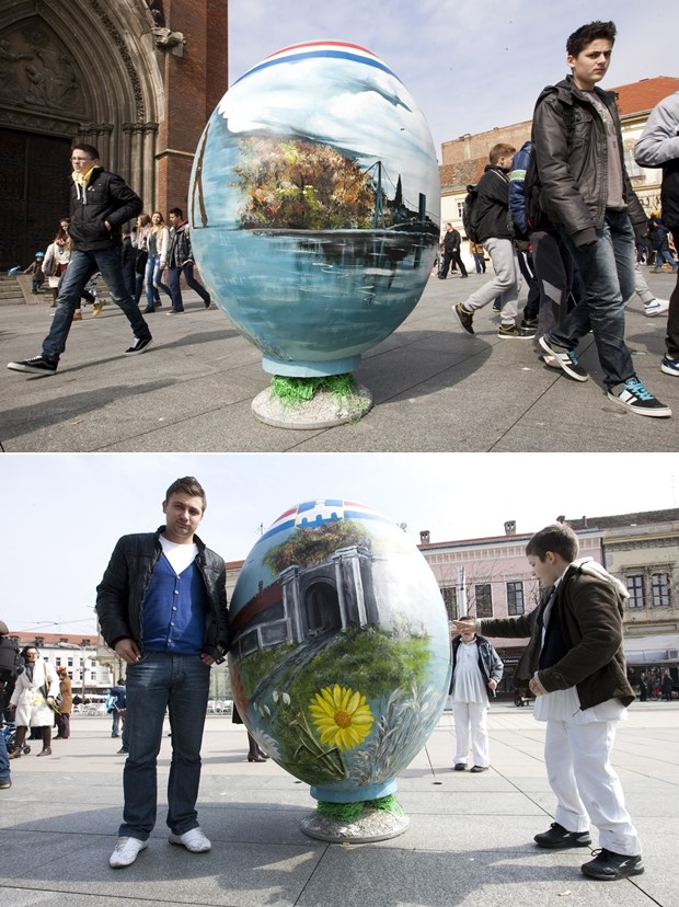 Osijek dobio svoju veliku pisanicu uoči Uskrsa