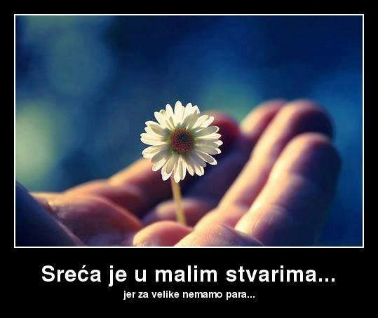 Zašto je sreća u malim stvarima?