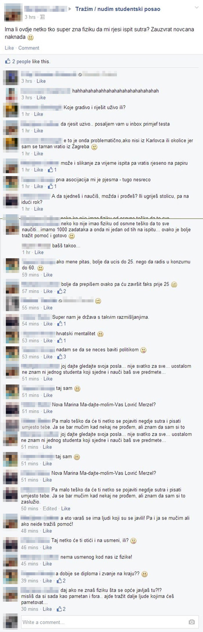 Studentica nudi lovu za lažiranje ispita