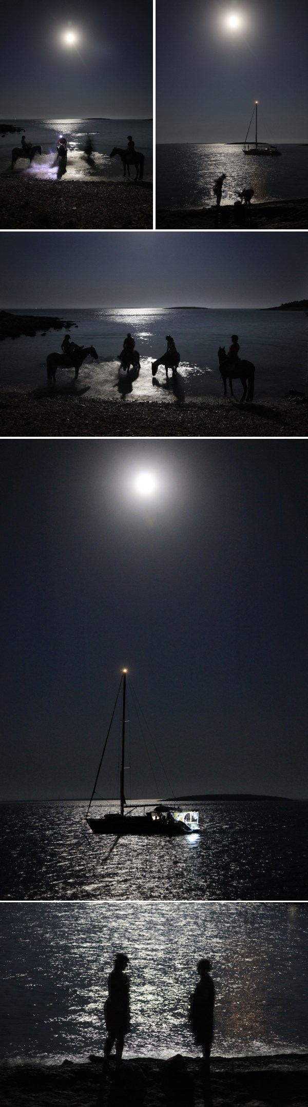 Vruća ljetna noć u Premanturi