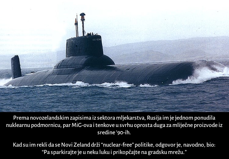 Rusi dugove otplaćuju nuklearnim podmornicama?