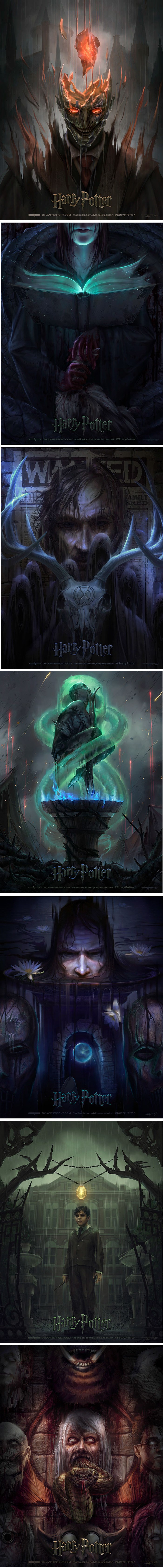 Ove horor verzije plakata za Harry Potter filmove uništit će vaše djetinjstvo