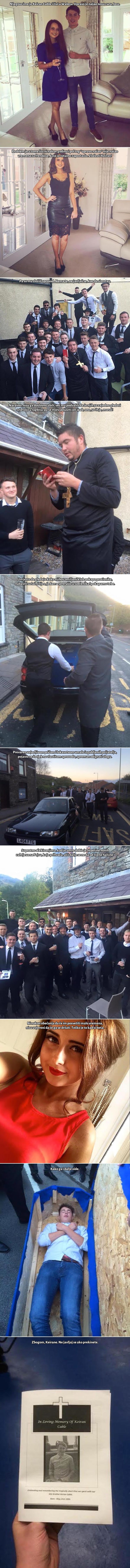 GALERIJA: Frend ih zaboravio zbog nove cure, organizirali mu sprovod