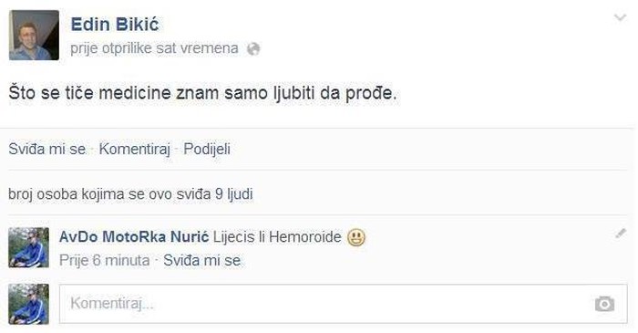 Hemeroidi se liječe poljupcem?