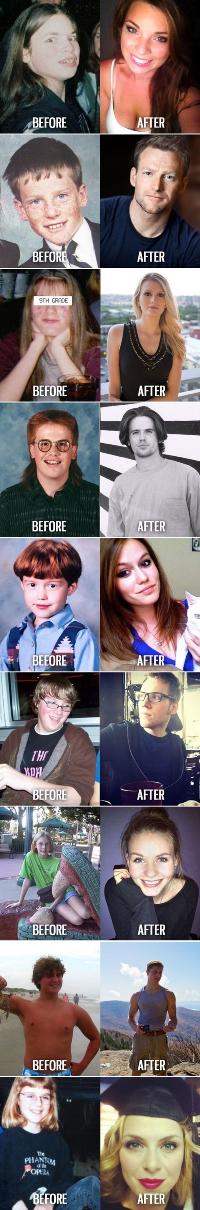 Galerija: Pubertet proljepšao "ružne pačiće"