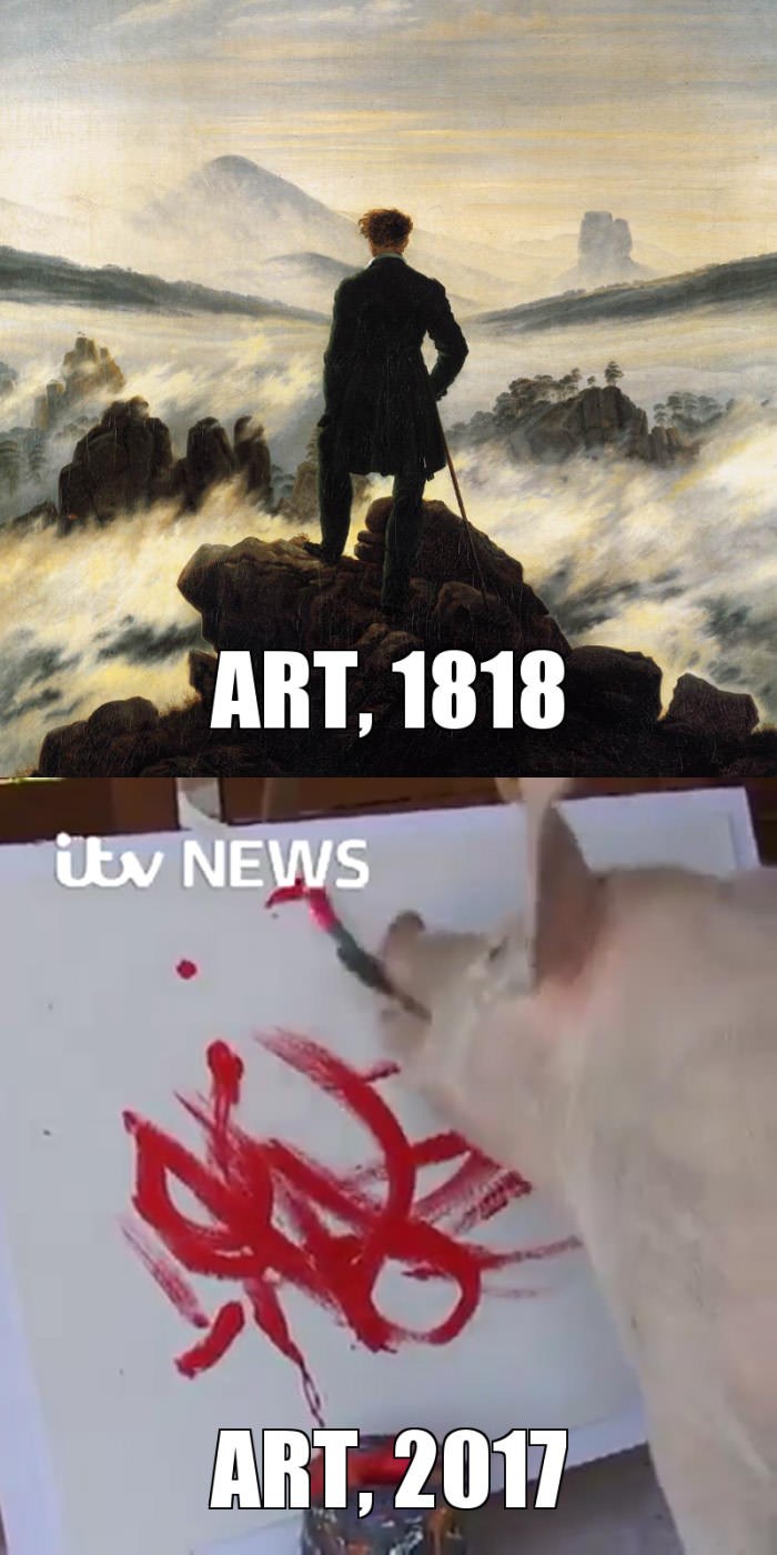 Smiješna usporedba: Kako je umjetnost izgledala nekada i kako izgleda u 2017. godini